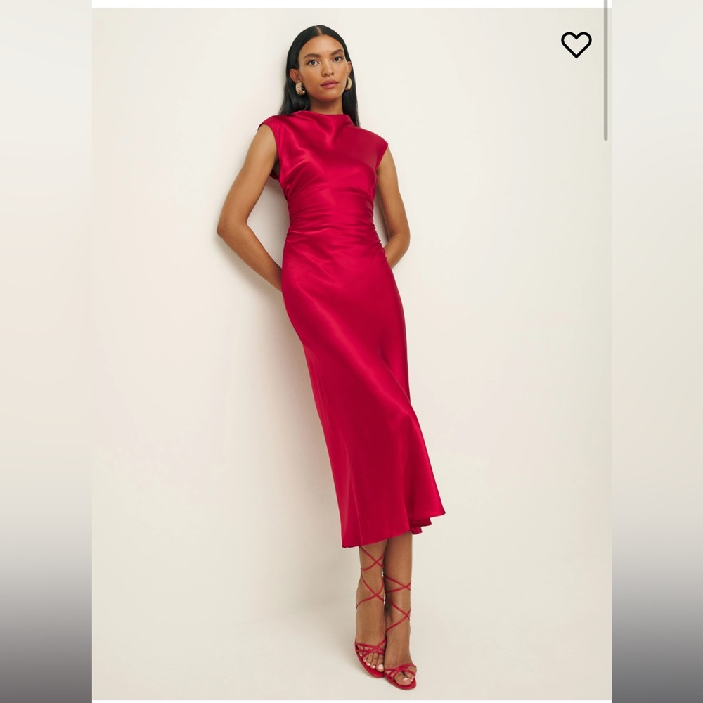 Reformation Veida silk dress